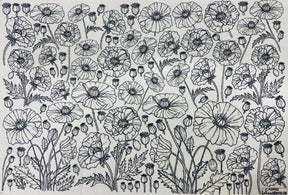 Poppies - Underglaze Transfer Sheet