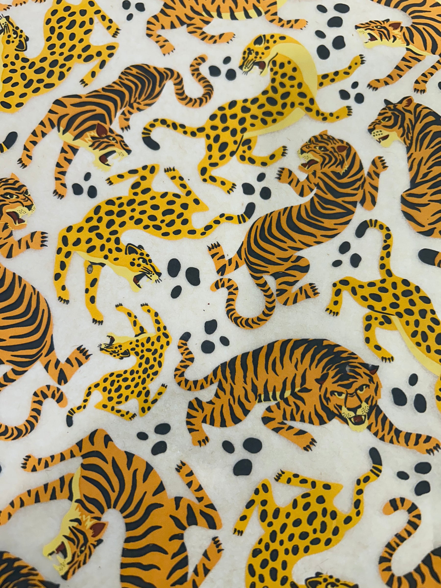 Jungle Tigers - Underglaze Transfer Sheet