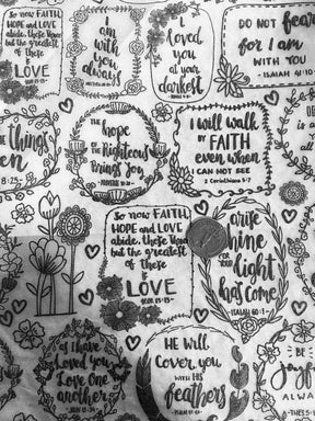 Verses - Underglaze Transfer Sheet