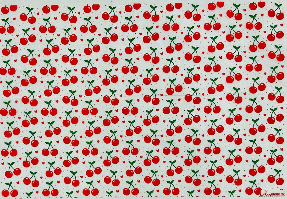 Cherries - Underglaze Transfer Sheet