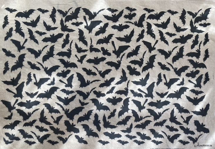 Bats - Underglaze Transfer Sheet