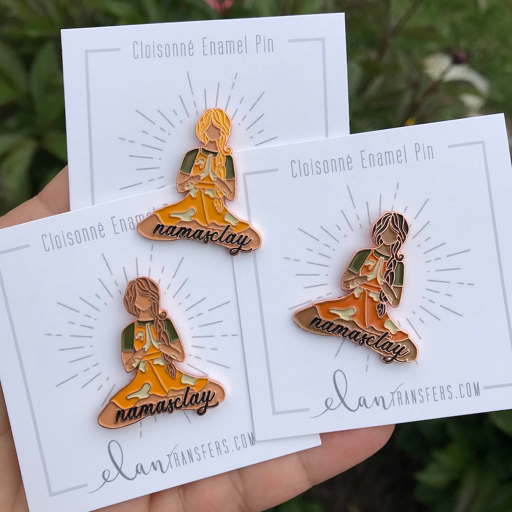 NamasClay Enamel Pin