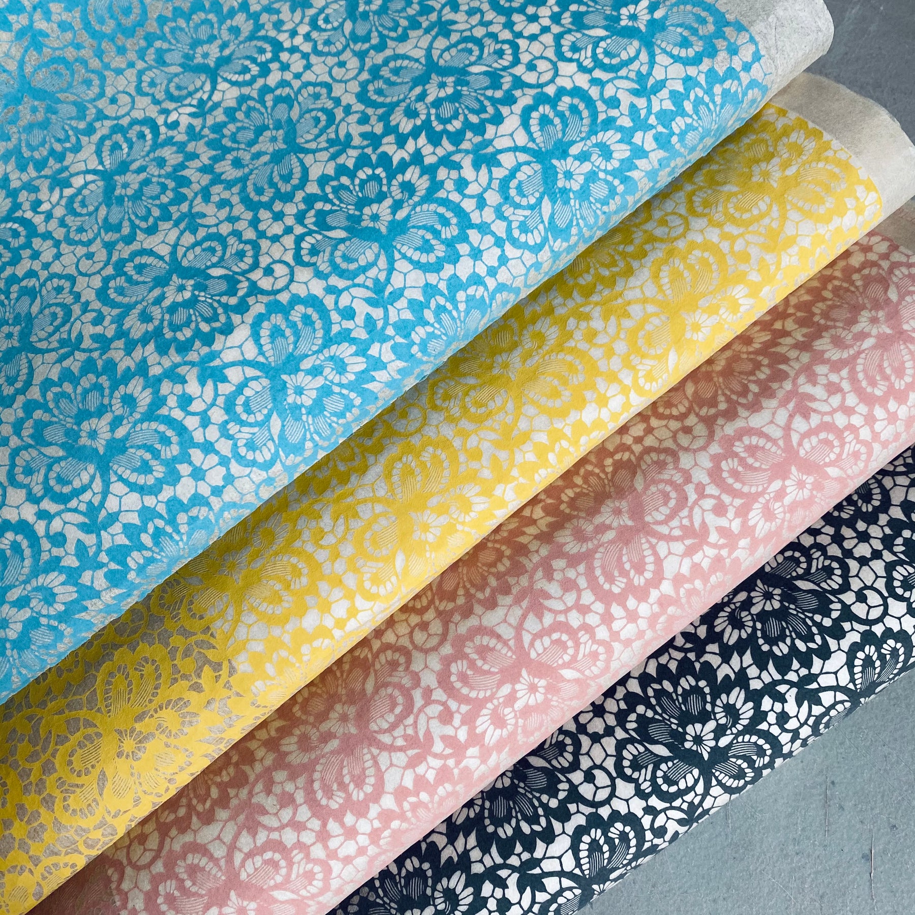 Floral Lace - Underglaze Transfer Sheet